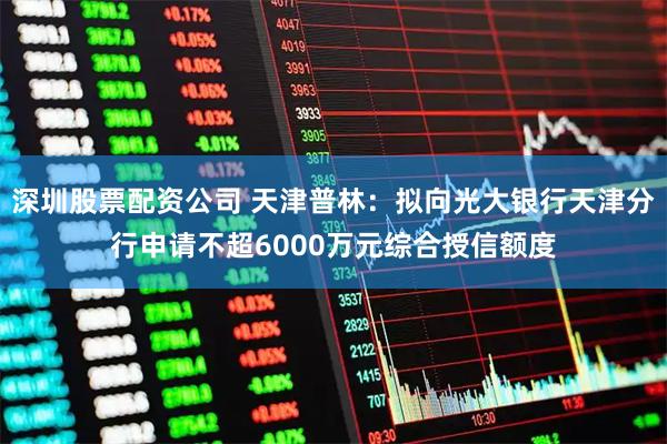 深圳股票配资公司 天津普林：拟向光大银行天津分行申请不超6000万元综合授信额度